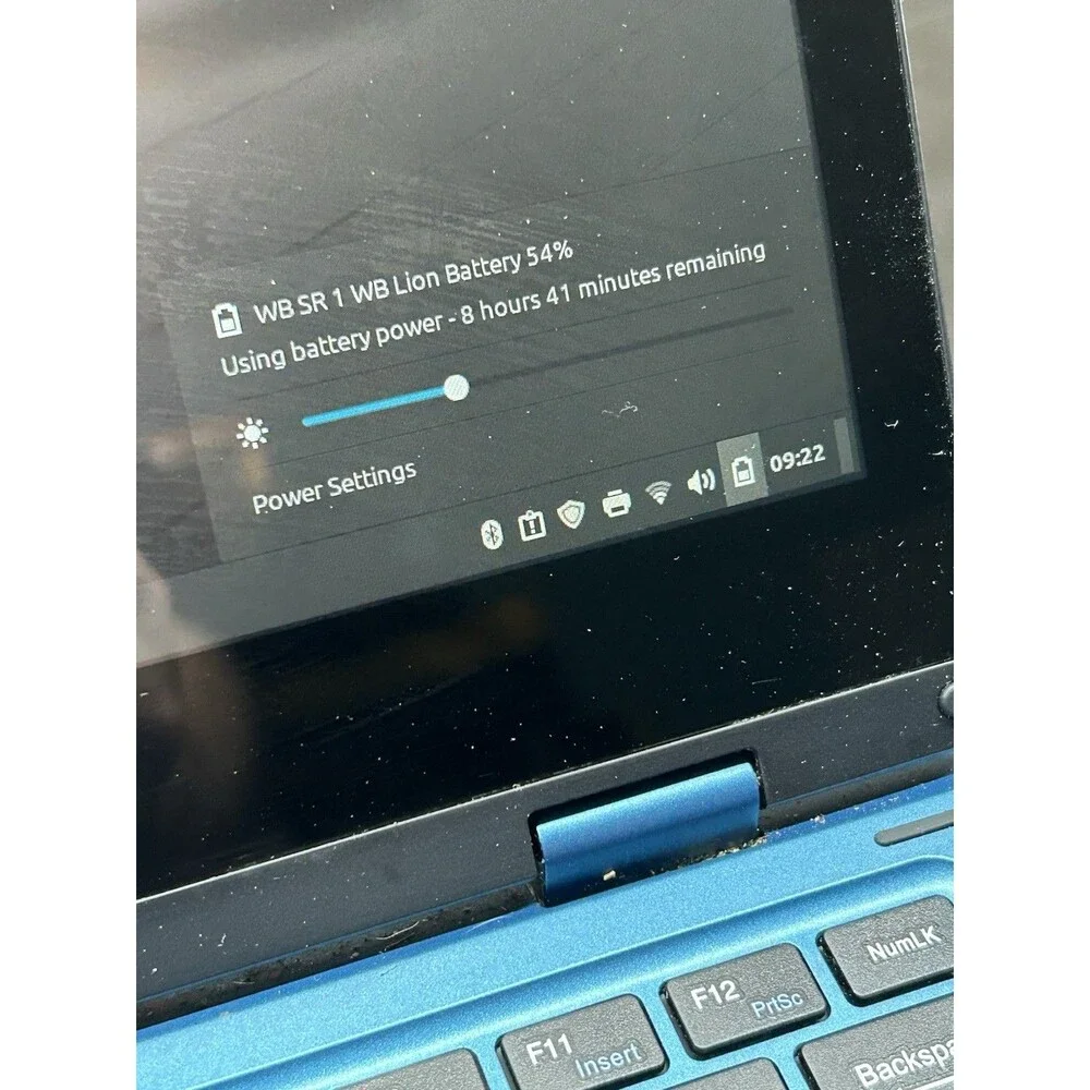 Gateway Touchscreen Laptop GWTC116-2BL Linux Mint Intel Celeron Tested No Chgr